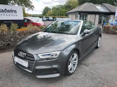 Usado Audi A3 Cabriolet S-Line 147 HP (108 kW) 2019 Cinzento Cabrios