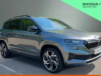 Used Skoda Karoq SportLine 150 HP (110 kW) 2025 Graphite grey SUV