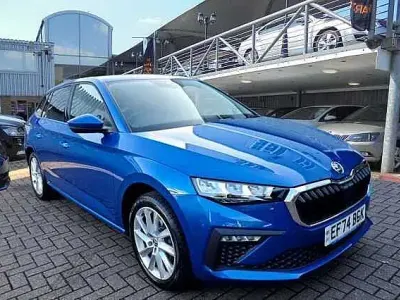 Used Skoda Scala SE L 115 HP (84 kW) 2024 Race blue metallic Hatchback