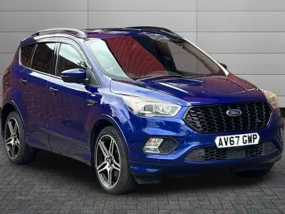 Used Ford Kuga ST-Line 150 HP (110 kW) 2017 Deep impact blue SUV