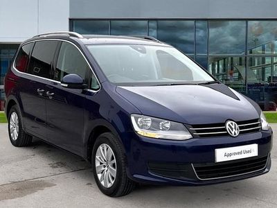Used VW Sharan SE 150 HP (110 kW) 2021 Atlantic blue metallic MPV