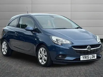 Used Vauxhall Corsa Excite 90 HP (66 kW) 2015 Blue Hatchback
