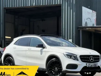 Used Mercedes GLA200 AMG line 156 HP (114 kW) 2018 White SUV