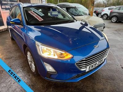 Used Ford Focus Titanium 120 HP (88 kW) 2019 Blue Estate