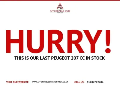 Used Peugeot 207 CC Allure 120 HP (88 kW) 2010 Black Cabriolet