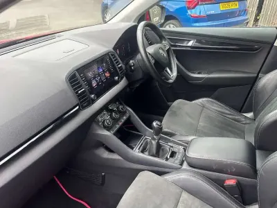 Used Skoda Karoq SE L 150 HP (110 kW) 2019 Red SUV