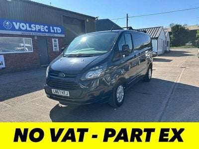 Used Ford Transit Custom 104 HP (76 kW) 2017 Blue Van