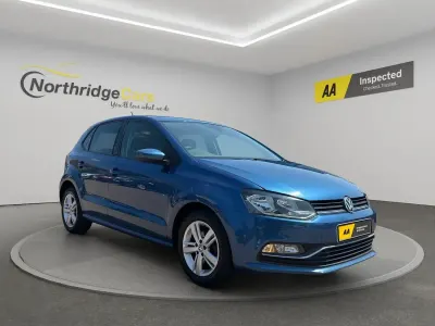 Used VW Polo Edition 90 HP (66 kW) 2017 Blue Hatchback