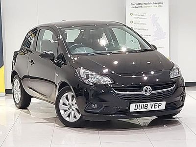 Used Vauxhall Corsa Design Edition 75 HP (55 kW) 2018 Black Hatchback