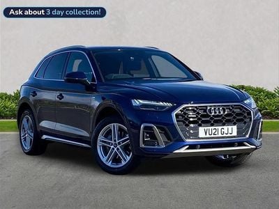 Used Audi Q5 S-Line 204 HP (150 kW) 2021 Blue SUV