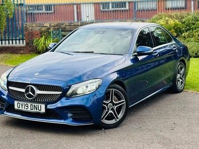 Used Mercedes C220 AMG Line Premium 2019 Blue Sedan