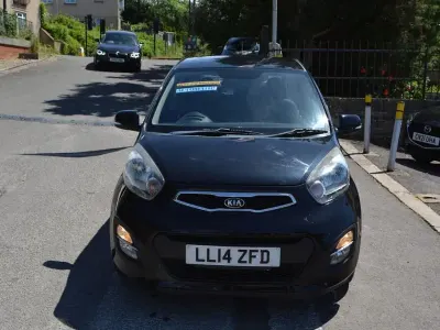 Used Kia Picanto 85 HP (62 kW) 2014 Black Hatchback
