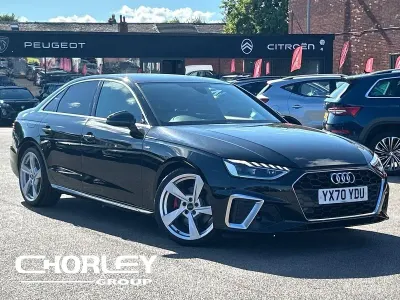Used Audi A4 S-Line 163 HP (119 kW) 2020 Black Sedan