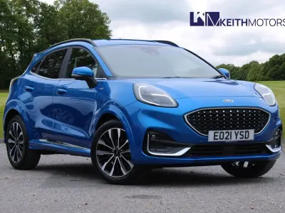 Used Ford Puma ST-Line 125 HP (91 kW) 2021 Blue SUV