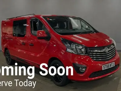 Used Vauxhall Vivaro 2018 Red
