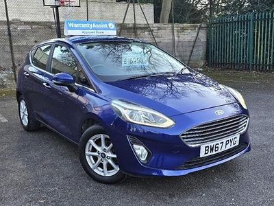 Used Ford Fiesta Zetec 2018 Blue Hatchback