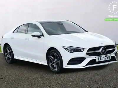 Used Mercedes CLA250e AMG Line Premium Plus 2022 White Coupe