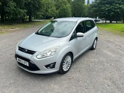 Used Ford Grand C-Max Titanium 115 HP (84 kW) 2013 Silver MPV