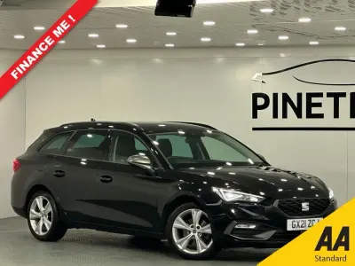 Used Seat Leon FR 150 HP (110 kW) 2021 Black Estate