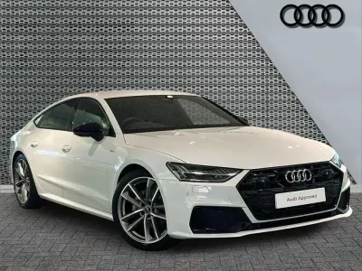 Usado Audi A7 Black Edition 245 CV (180 kW) 2023 Blanco Berlina