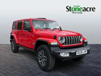 Nuevo Jeep Wrangler Sahara 272 CV (200 kW) 2026 Rojo SUV