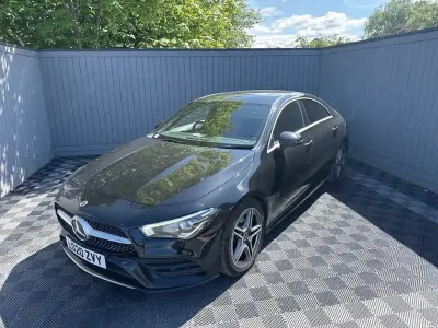 Begagnad Mercedes CLA220 AMG line 190 HK (139 kW) 2020 Svart Sedan