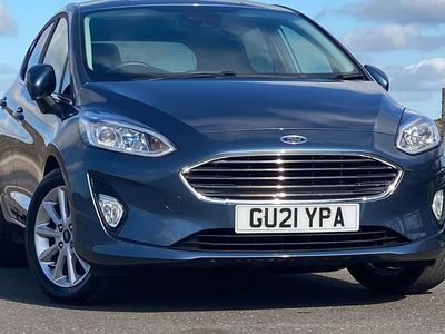 Used Ford Fiesta Titanium 2021 Chrome blue Hatchback