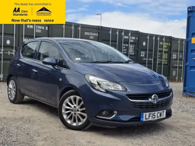 Used Vauxhall Corsa 90 HP (66 kW) 2015 Blue Hatchback