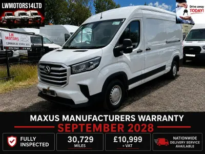 Used Maxus V90 150 HP (110 kW) 2023 White Van