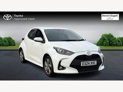 Used Toyota Yaris Hybrid 2024 White Hatchback