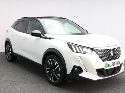 Used Peugeot e-2008 GT-line 98 kW (134 HP) 2020 White SUV