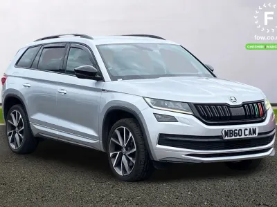 Used Skoda Kodiaq SportLine 179 HP (131 kW) 2018 Silver SUV