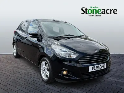 Second-hand Ford Ka Plus Zetec 85 CP (62 kW) 2018 Negru Hatchback