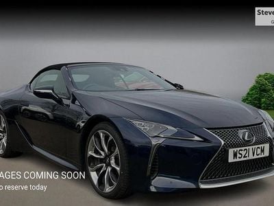Used Lexus LC 500 Sport Line 2021 Blue Cabriolet