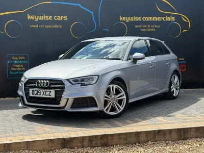 Used Audi A3 S-Line 150 HP (110 kW) 2019 Silver Sedan