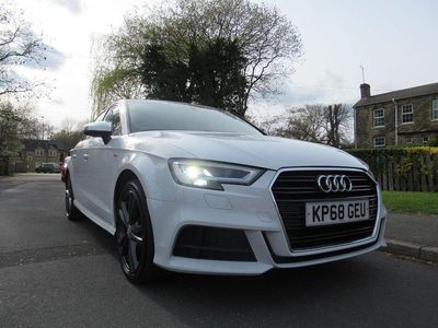 Used Audi A3 Sportback S-Line 2018 White Hatchback