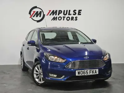 Used Ford Focus Titanium 2016 Blue Hatchback