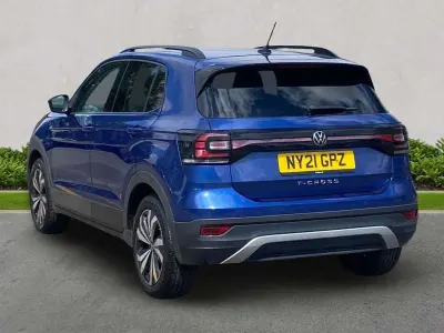 Used VW T-Cross Black Edition 95 HP (69 kW) 2021 Blue SUV