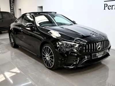 Used Mercedes E400 AMG line 2023 Black Coupe