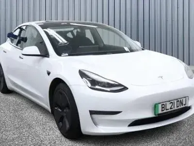 Used Tesla Model 3 Long Range AWD 366 kW (498 HP) 2021 White Sedan