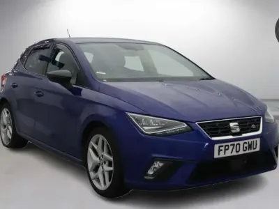Used Seat Ibiza FR 95 HP (69 kW) 2020 Blue Hatchback