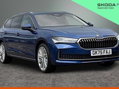 Used Skoda Superb LAURIN & KLEMENT 193 HP (141 kW) 2025 Blue Estate