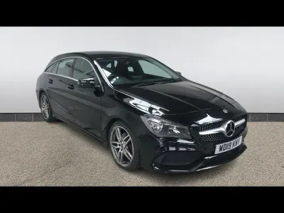 Used Mercedes CLA180 AMG line 2019 Black Sedan