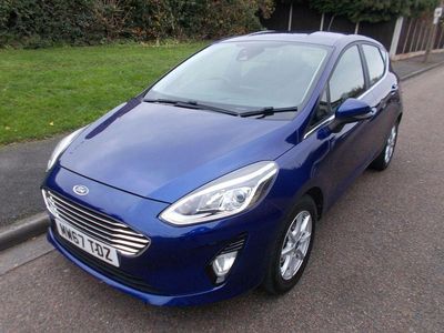 Used Ford Fiesta Zetec 70 HP (51 kW) 2017 Blue Hatchback