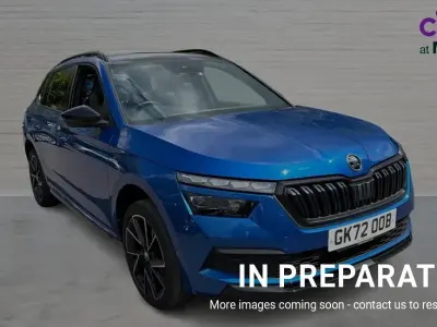 Käytetty Skoda Kamiq Monte Carlo 150 HP (110 kW) 2022 Sininen Katumaasturi