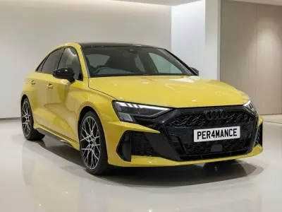 New Audi RS3 Comfort 400 HP (294 kW) 2025 Yellow Sedan