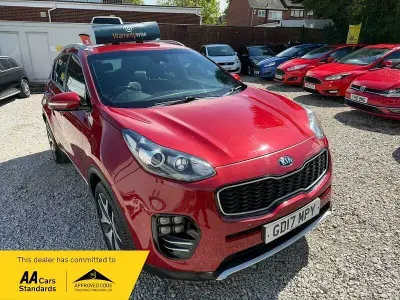 Used Kia Sportage GT-Line 177 HP (130 kW) 2017 Red SUV