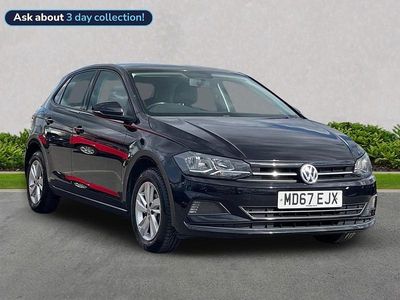 Used VW Polo SE 65 HP (47 kW) 2018 Black Hatchback