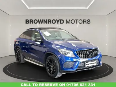 Used Mercedes GLE350 AMG 258 HP (189 kW) 2018 Blue SUV