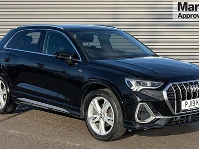 Black Used 2019 Audi Q3 S-Line SUV | £19,772 (Fair price)
